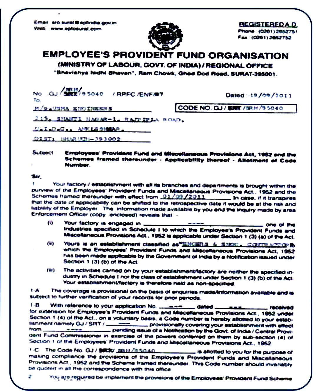 Registration Document 6